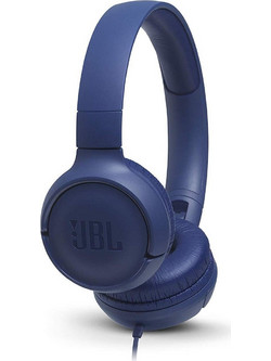 JBL Tune 500 Ενσύρματα Ακουστικά On Ear Μπλε