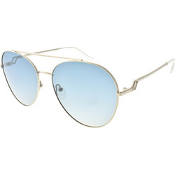 Enzo PJ836 C3 Γυναικεία Γυαλιά Ηλίου Aviator Μεταλλικά Χρυσά με Μπλε Polarized Φακό