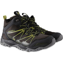 Merrell Carpa Rise Mid Ανδρικά Ορειβατικά Μποτάκια Αδιάβροχα Μαύρα J09477