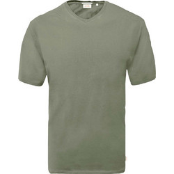 T-Shirt V-Neck DOUBLE TS-151 Χακί