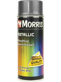 Benman Metallic Spray Σπρέι Βαφής Ασημί Μεταλλιζέ 400ml