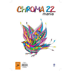 Μπλοκ Κολάζ Chroma 22 (Τύπου Κανσόν) 25x35cm.10 Φύλλα