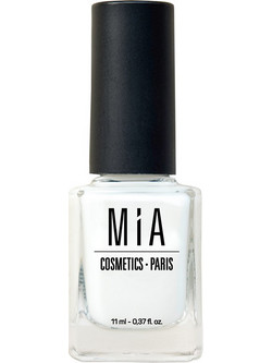 Mia Cosmetics Paris Cotton White Gloss Βερνίκι Νυχιών 11ml