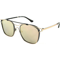 Moritz 11393 MM06 Γυναικεία Γυαλιά Ηλίου Aviator Κοκάλινα Χρυσά με Καφέ Καθρέπτη Φακό
