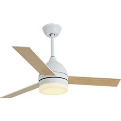 Spotlight 3184 Ανεμιστήρας Οροφής 122cm 24W με Φως & Τηλεχειριστήριο Λευκός Καφέ