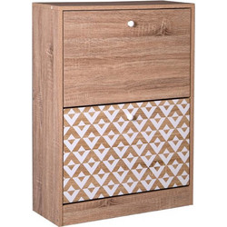 Fylliana Παπουτσοθήκη Ξύλινη Sonoma Μ60xΠ23.5xΥ81cm 271-121-035