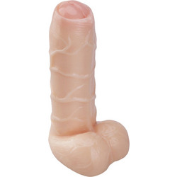 PVC Dildo 15.24cm flesh