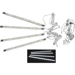 Adeleq 30-3330 Μπάρα LED Σετ 4τμχ 4.8W Ψυχρό Λευκό με Τροφοδοτικό 230V-AC/12V-DC Στεγανή 30cm
