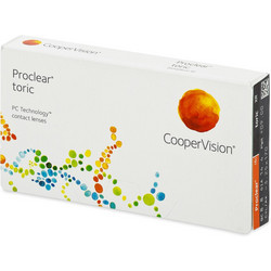 Cooper Vision Proclear Toric XR Μηνιαίοι Φακοί Επαφής Αστιγματικοί Υδρογέλης 6τμχ