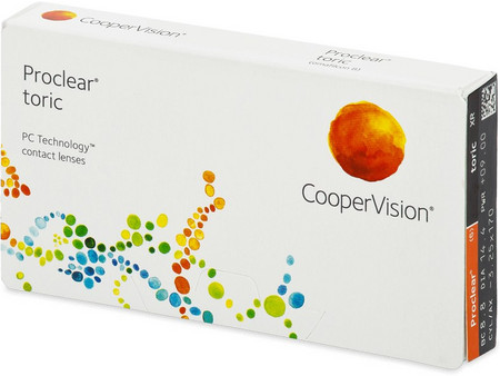 Cooper Vision Proclear Toric XR Μηνιαίοι Φακοί Επαφής Αστιγματικοί Υδρογέλης 6τμχ