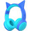 Gorsun Kids GS-E61V Ενσύρματα & Ασύρματα Bluetooth Παιδικά Ακουστικά On Ear Μπλε
