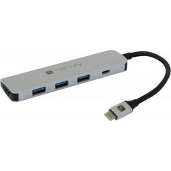 TECHLY IADAP USB31-DOCK4 USB-C(TM) Hub with HDMI 4K and PD