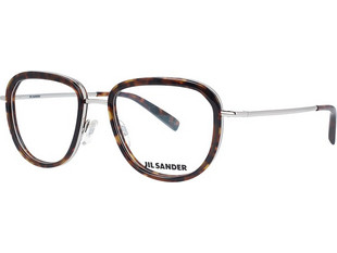Jil Sander J2009 Ανδρικός Σκελετός Γυαλιών Οράσεως Μεταλλικός Ασημί Καφέ