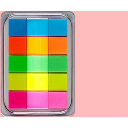 5pcs Fluorescent Transparent Small Sticker Note Indicator Label Index Sticker, Specification: 7660 (One Box) (OEM)