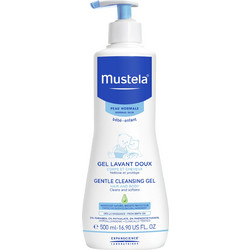 Mustela Gentle Βρεφικό Σαμπουάν & Αφρόλουτρο Αβοκάντο με Αντλία 500ml