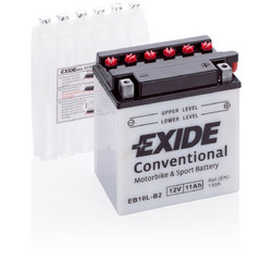 Exide Μπαταρία Μοτοσυκλέτας EB10L-B 130A 11Ah