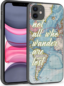 Θήκη iPhone 11 Black TPU - Not All Who Wander Are Lost