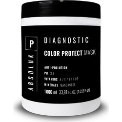 Absoluk Color Protect Μάσκα Μαλλιών για Προστασία Χρώματος για Βαμμένα Μαλλιά 1lt