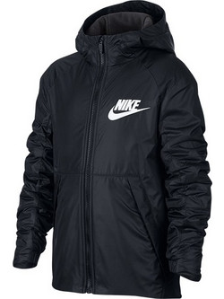 nike puffer jacket women's black