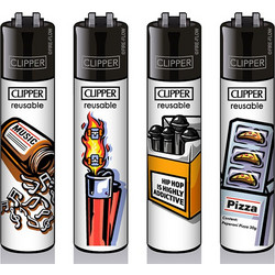 Clipper Αναπτήρας Μεγάλος - Abstrakt FF