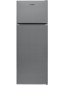 Hyundai Electrics HRD21-2630X Δίπορτο Ψυγείο 213lt Υ144xΠ54xΒ57cm Inox