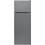 Hyundai Electrics HRD21-2630X Δίπορτο Ψυγείο 213lt Υ144xΠ54xΒ57cm Inox