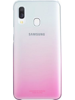 Samsung Gradation Back Cover Pink (Galaxy A40)
