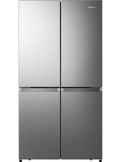 Hisense RQ758N4SAI1 Ψυγείο Ντουλάπα 609lt No Frost Υ178.5xΠ91.2xΒ72.5cm Inox