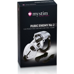 Mystim Pubic Enemy No 2 Clear Κλουβί Πέους