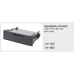 Πρόσοψη RC/D 1DIN - Universal θήκη 1din με ντουλαπάκι 11-155