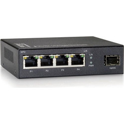 LevelOne GEU-0521 Unmanaged L2 Switch με 4 Θύρες Ethernet 1000Mbps και 1 SFP θύρα