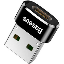 Μετατροπέας Baseus USB-C to USB-A adapter 5A (CAAOTG-01) (Black)