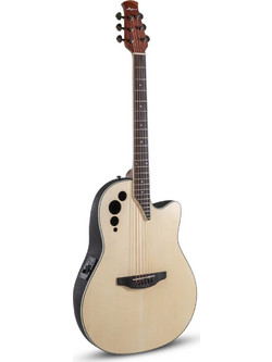 Ovation Applause AE44II Mid Cutaway Natural Satin