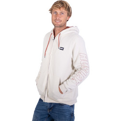 Hurley Fastlane Burrrito Ανδρική Ζακέτα Φούτερ με Κουκούλα και Φερμουάρ Μπεζ MFT0009450