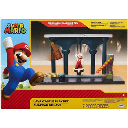 Jakks Pacific Super Mario Nintendo Lava Castle Deluxe Playset 400174