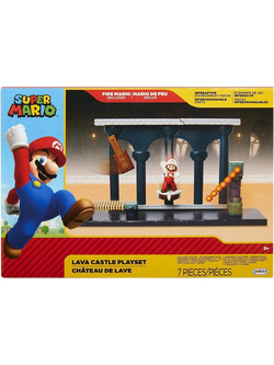 Jakks Pacific Super Mario Nintendo Lava Castle Deluxe Playset 400174
