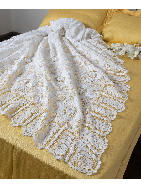 Χειροποίητη πλεκτή κουβέρτα 10049 (225cm x 250cm) Silk Fashion