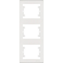 Makel Manolya Κάθετο Πλαίσιο 3 Θέσεων Λευκό (41001708)