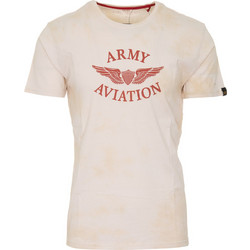 ALPHA INDUSTRIES M VINTAGE AVIATION T-SHIRT - 106515-18 RED