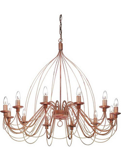 Φωτιστικό Κρεμαστό Ideal Lux Corte 097671 Σκουριά