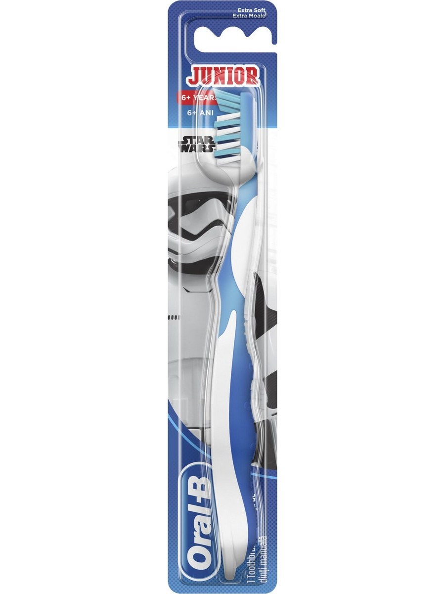 Oral-B Junior Star Wars 6-12 Soft Παιδική Οδοντόβουρτσα Μπλε