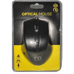 NG MUS-4B-02 Ενσύρματο Ποντίκι Black