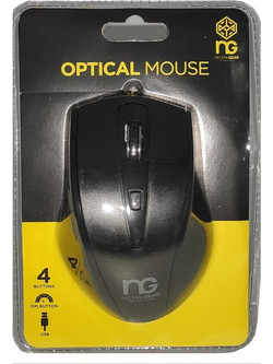 NG MUS-4B-02 Ενσύρματο Ποντίκι Black