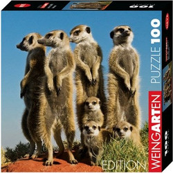 Puzzle Heye Puzzle Weingarten Edition Meerkats 100 Κομμάτια