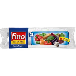 Σακούλες Τροφίμων Μεσαίες σε Ρολό Fino (Συσ./250τεμ)