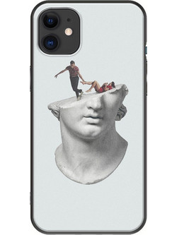Θήκη Get Out Of My Head iPhone 11 Black TPU (Μαύρη Σιλικόνη)