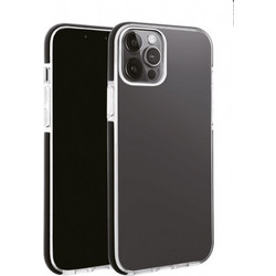 Vivanco Rock Solid Back Cover Black Transparent (iPhone 13 Pro Max)