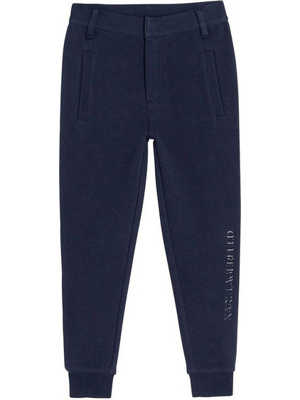 Karl Lagerfeld Παιδικό Παντελόνι Φόρμας Navy Μπλε Z24123