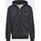 Adidas Essentials 3-Stripes Ανδρική Ζακέτα Fleece με Κουκούλα και Φερμουάρ Ανθρακί HB0042