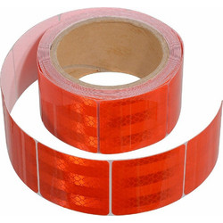 COMPASS 01549 Reflective self-adhesive tape red (5mx5cm)